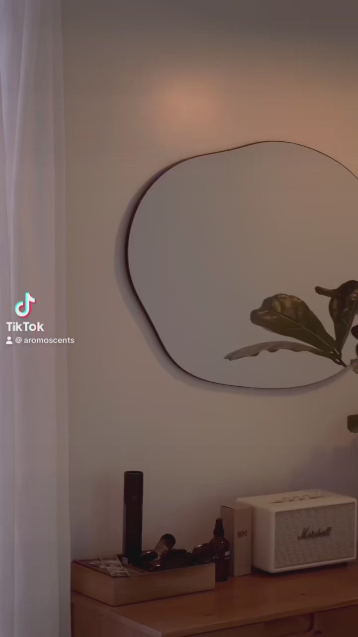 a video showcasing leen aromo room and linen spray