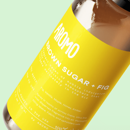 zoomed photo of brown sugar and fig mini aromo scent