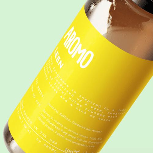 zoomed photo of leen mini aromo scent